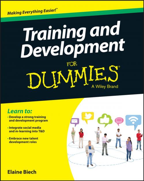 Cover of the book Training and Development For Dummies by Elaine Biech, Wiley
