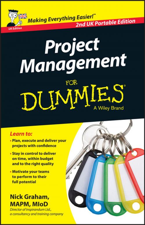 Cover of the book Project Management for Dummies by Nick Graham, Wiley