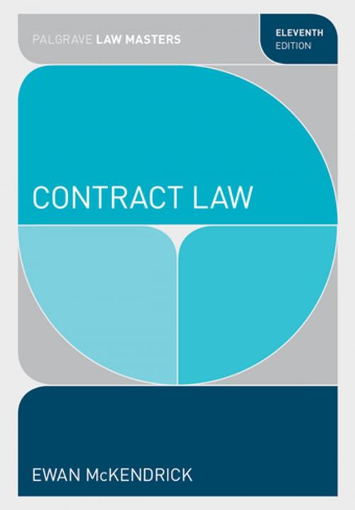 Cover of the book Contract Law by Ewan McKendrick, Palgrave Macmillan