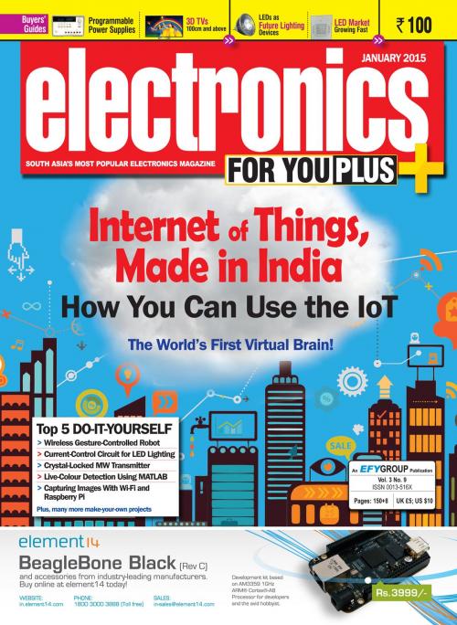 Cover of the book Electronics For You, January 2015 by EFY Enterprises Pvt Ltd, EFY Enterprises Pvt Ltd
