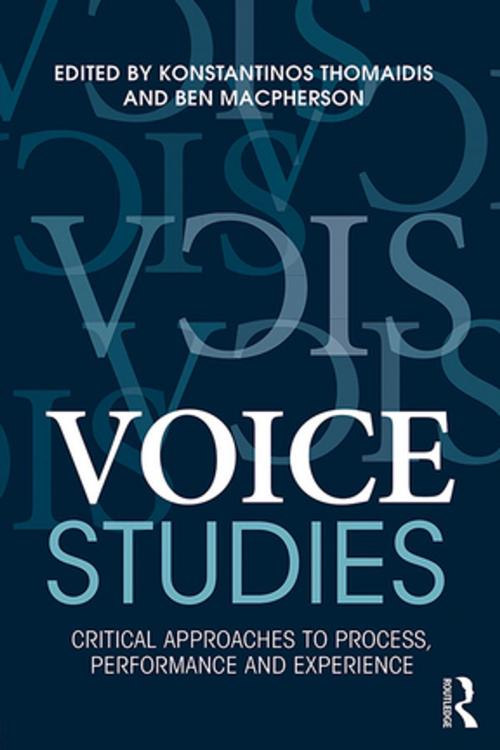 Cover of the book Voice Studies by , Taylor and Francis