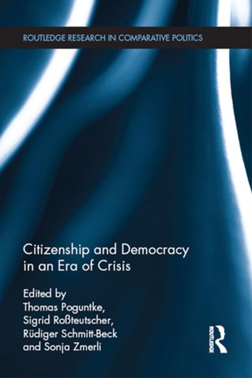 Cover of the book Citizenship and Democracy in an Era of Crisis by , Taylor and Francis
