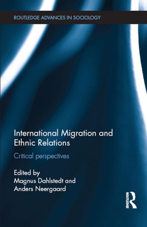 Cover of the book International Migration and Ethnic Relations by , Taylor and Francis