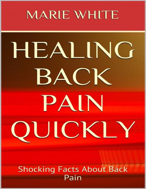 Cover of the book Healing Back Pain Quickly: Shocking Facts About Back Pain by Marie White, Lulu.com
