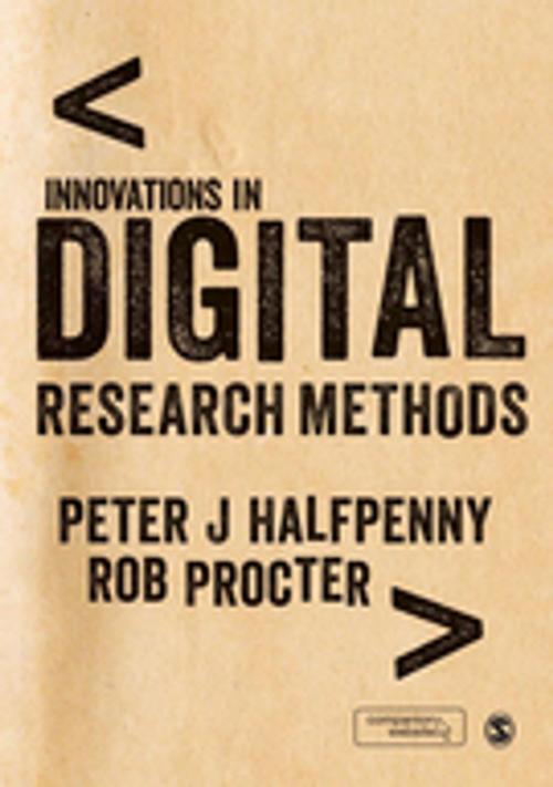 Cover of the book Innovations in Digital Research Methods by , SAGE Publications