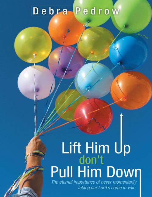 Cover of the book Lift Him Up Don't Pull Him Down: The Eternal Importance of Never Momentarily Taking Our Lord's Name In Vain. by Debra Pedrow, Lulu Publishing Services