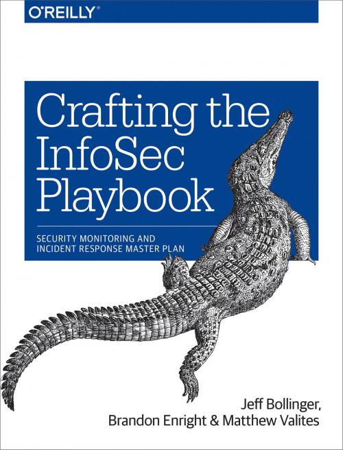 Cover of the book Crafting the InfoSec Playbook by Jeff Bollinger, Brandon Enright, Matthew Valites, O'Reilly Media