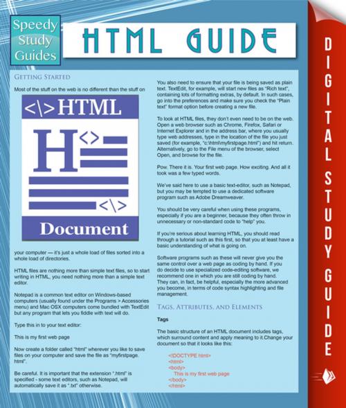 Cover of the book HTML Guide (Speedy Study Guides) by Speedy Publishing, Speedy Publishing LLC