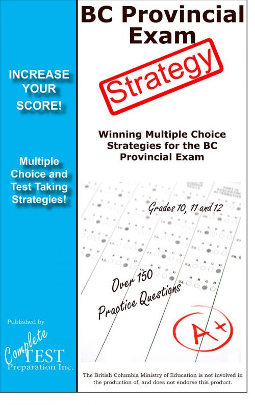 Cover of the book BC Provincial Exam Strategy! by Complete Test Preparation Inc., Complete Test Preparation Publishing