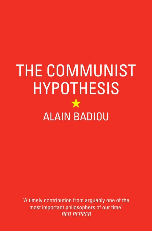 Cover of the book The Communist Hypothesis by Alain Badiou, Verso Books