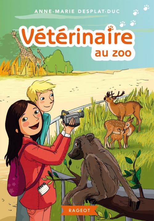 Cover of the book Vétérinaire au zoo by Anne-Marie Desplat-Duc, Rageot Editeur