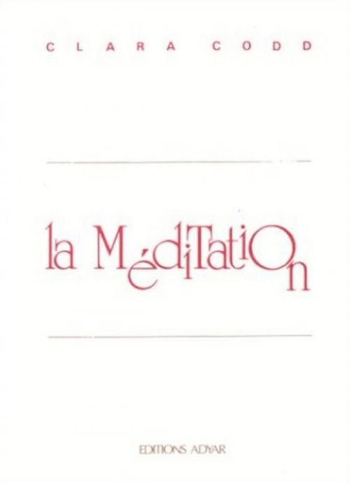 Cover of the book La Méditation by Clara CODD, ADYAR