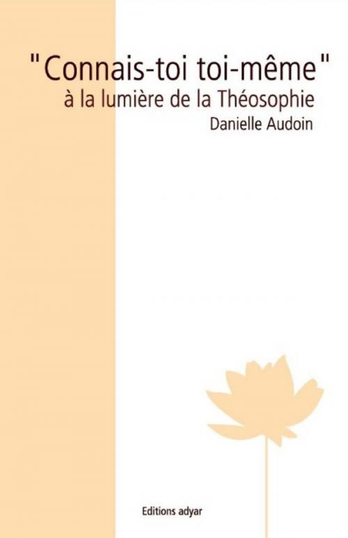 Cover of the book "Connais-toi toi-même" by Danielle AUDOIN, ADYAR