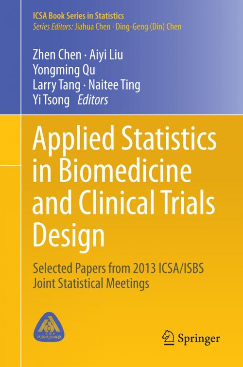 Cover of the book Applied Statistics in Biomedicine and Clinical Trials Design by , Springer International Publishing