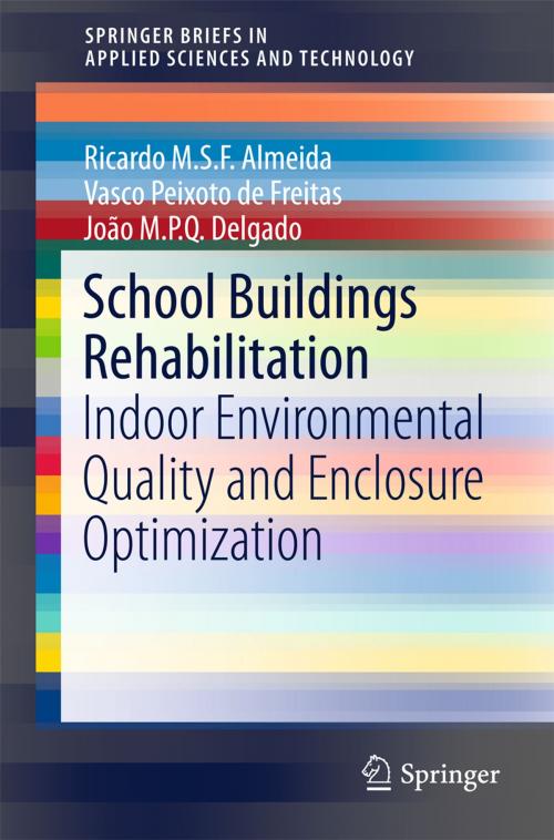 Cover of the book School Buildings Rehabilitation by Ricardo M.S.F. Almeida, Vasco Peixoto de Freitas, João M.P.Q. Delgado, Springer International Publishing
