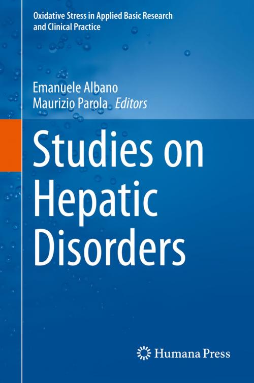 Cover of the book Studies on Hepatic Disorders by , Springer International Publishing