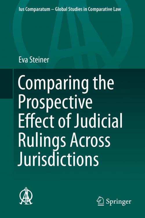 Cover of the book Comparing the Prospective Effect of Judicial Rulings Across Jurisdictions by Eva Steiner, Springer International Publishing