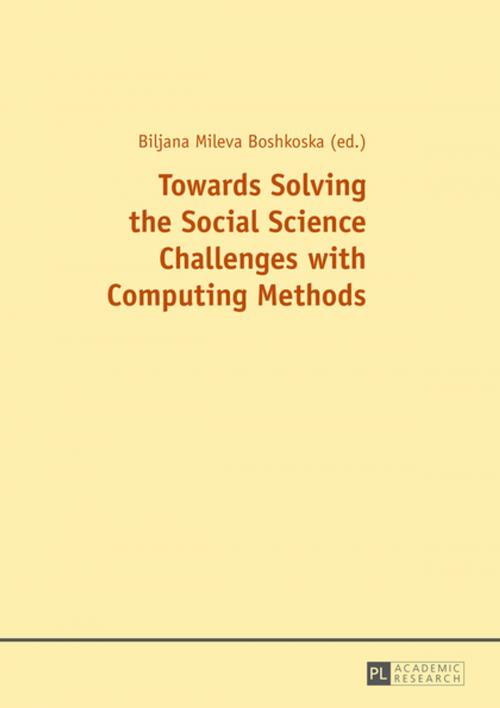 Cover of the book Towards Solving the Social Science Challenges with Computing Methods by , Peter Lang