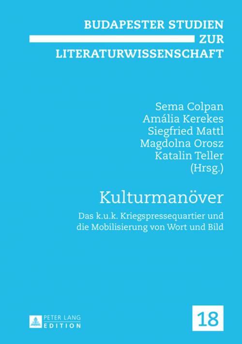 Cover of the book Kulturmanoever by , Peter Lang