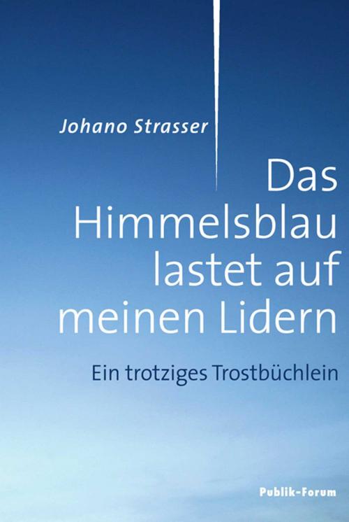 Cover of the book Das Himmelsblau lastet auf meinen Lidern by Johano Strasser, Publik-Forum Edition