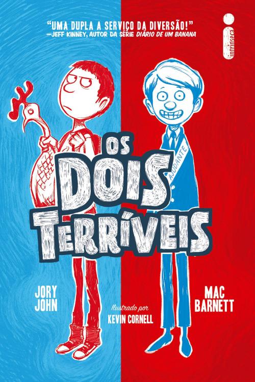 Cover of the book Os dois terríveis by Jory John e Mac Barnett, Intrínseca