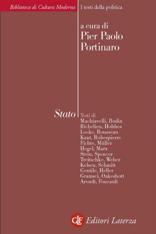 Cover of the book Stato by Pier Paolo Portinaro, Editori Laterza