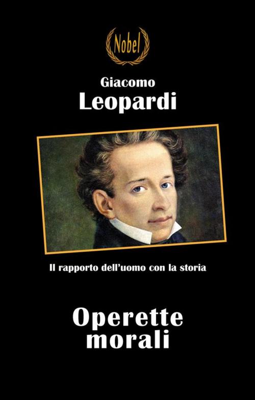 Cover of the book Operette morali by Giacomo Leopardi, Nobel