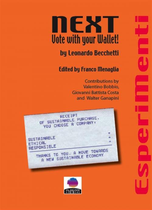 Cover of the book NEXT - Vote with your Wallet! by Leonardo Becchetti, Albeggi Edizioni