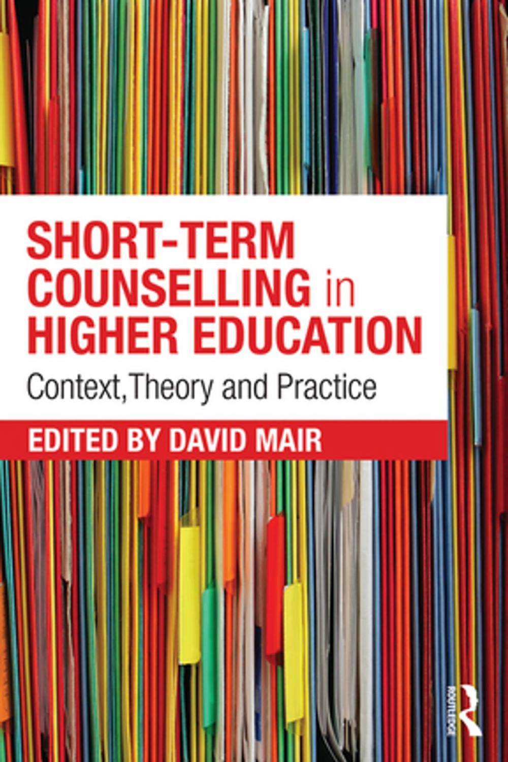 Big bigCover of Short-term Counselling in Higher Education