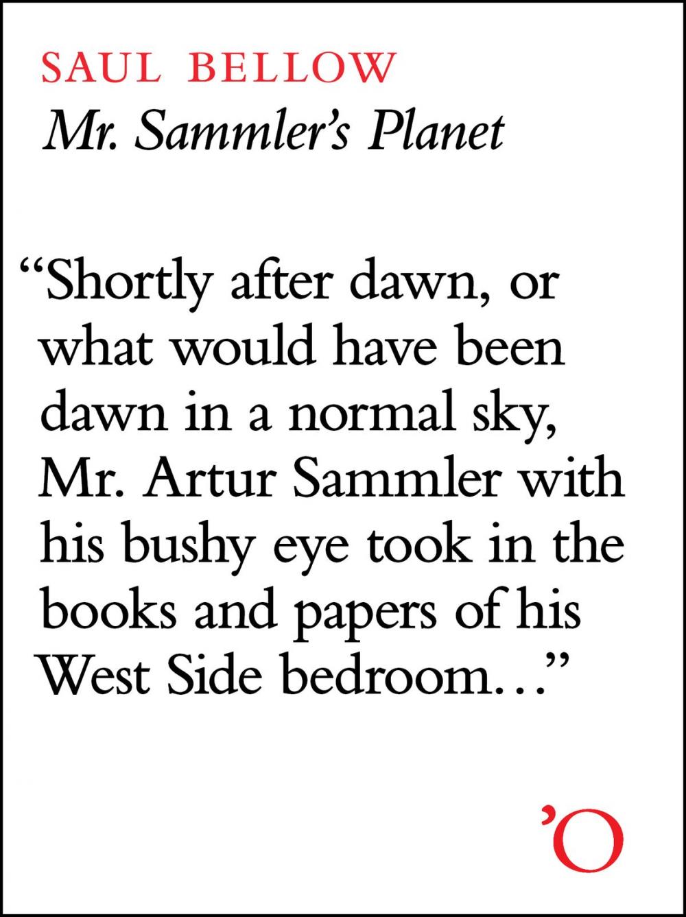 Big bigCover of Mr. Sammler's Planet