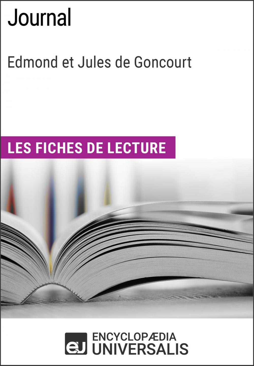 Big bigCover of Journal d'Edmond et Jules de Goncourt