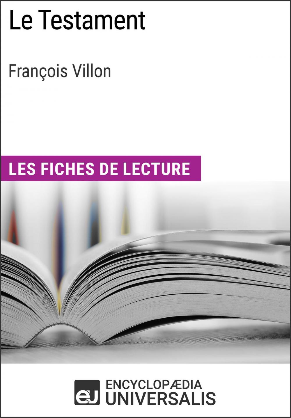 Big bigCover of Le Testament de François Villon