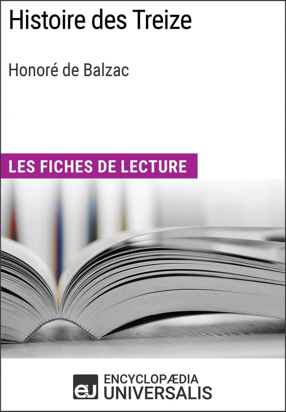 Big bigCover of Histoire des Treize d'Honoré de Balzac