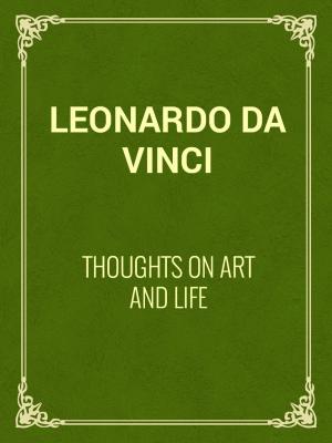 Book cover of Thoughts on Art and Life