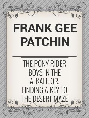 Book cover of The Pony Rider Boys in the Alkali; Or, Finding a Key to the Desert Maze