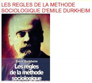 Book cover of Les Règles de la méthode sociologique