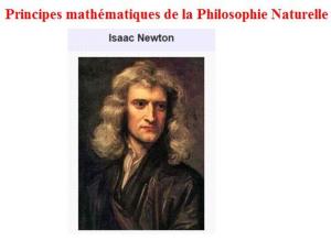 Book cover of Principes mathématiques de la Philosophie Naturelle