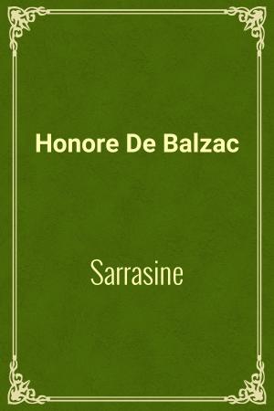 Book cover of Sarrasine