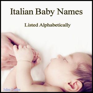 Cover of Italian Baby Names