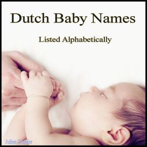 Cover of the book Dutch Baby Names by Pamela Redmond Satran
