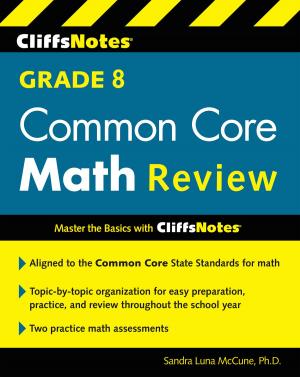 Cover of the book CliffsNotes Grade 8 Common Core Math Review by James L Roberts