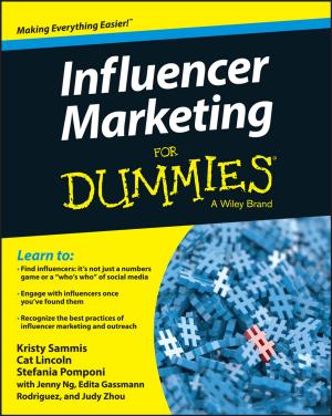 Cover of the book Influencer Marketing For Dummies by Joanne M. Flood