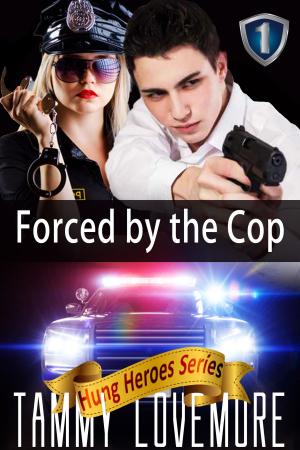 Book cover of Forced by the Cop (Huge Size Erotica)
