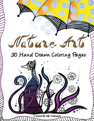 Cover of Nature Art: Adults Coloring Pages with Printable Sample
