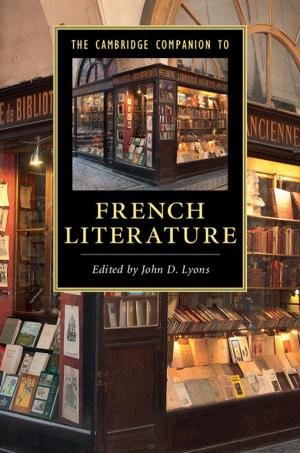Cover of the book The Cambridge Companion to French Literature by Julia Jarcho