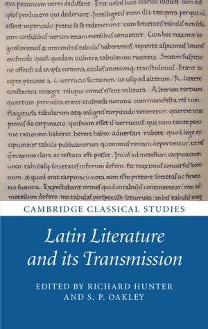 Cover of the book Latin Literature and its Transmission by Jose Manuel Magallanes Reyes