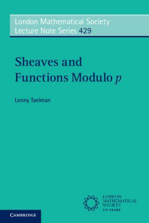 Cover of the book Sheaves and Functions Modulo p by Erzsébet Bukodi, John H. Goldthorpe