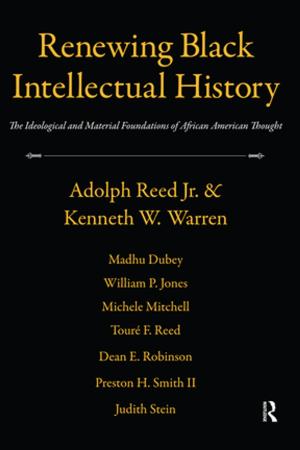 Book cover of Renewing Black Intellectual History