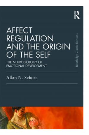 Cover of the book Affect Regulation and the Origin of the Self by Petra Theunissen, Helen Sissons