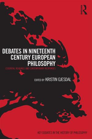 Cover of Debates in Nineteenth-Century European Philosophy